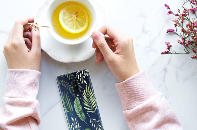 OnePlus 7 Pro TPU Case Leaves
