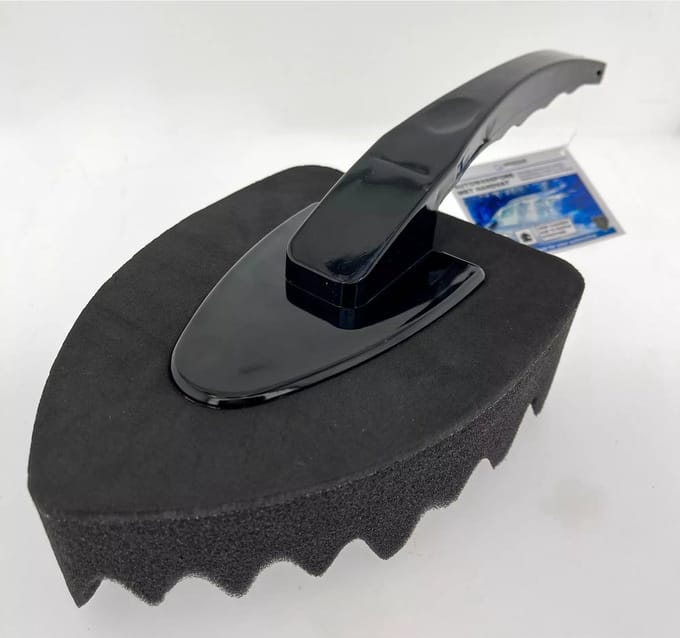 Benson Autospons met handvat - diepe honingraatstructuur - 10 x 15 cm - efficiënt reinigen