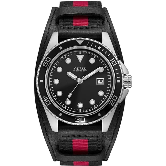 Guess - W1051G1 - Mannen - Horloge - Verschillende materialen - Multi - Ø 44 mm