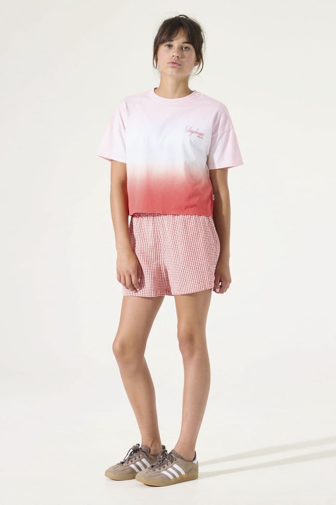 GARCIA Meisjes Effen Shorts Rood