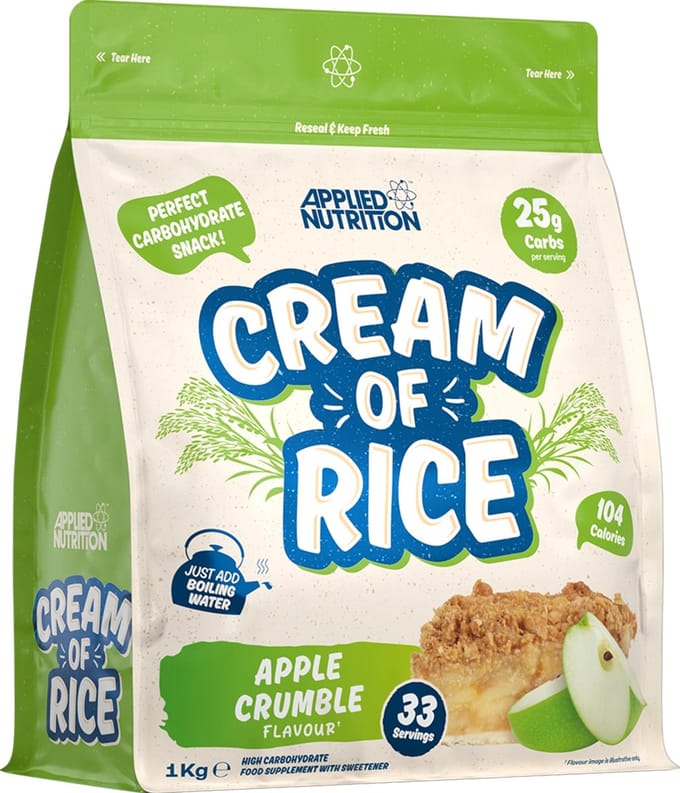Applied Nutrition Cream of Rice (1000g) Raspberry Ripple - Functionele voeding - Supervoeding