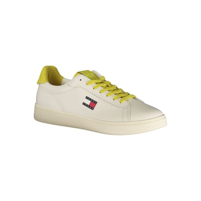 Tommy Hilfiger Bianco Polyurethaan Mannensneaker