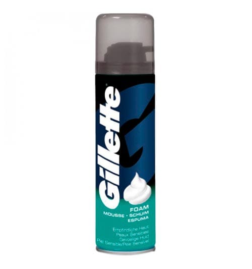 Gillette Scheerschuim - Gevoelige Huid - 6 x 200 ml - Voordeelverpakking