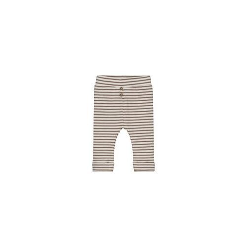 Sweet Petit Mini broek rib Mid Brown Melange 68 unisex