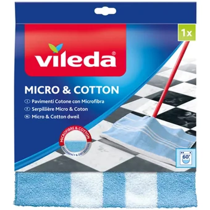Vileda Microvezeldweil Micro & Coton 1 St