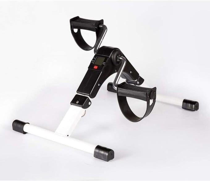 Oefenfiets Mini - Indoor Fiets - Limb Oefening - Opvouwbaar Ontwerp - N.v.t. - Wit