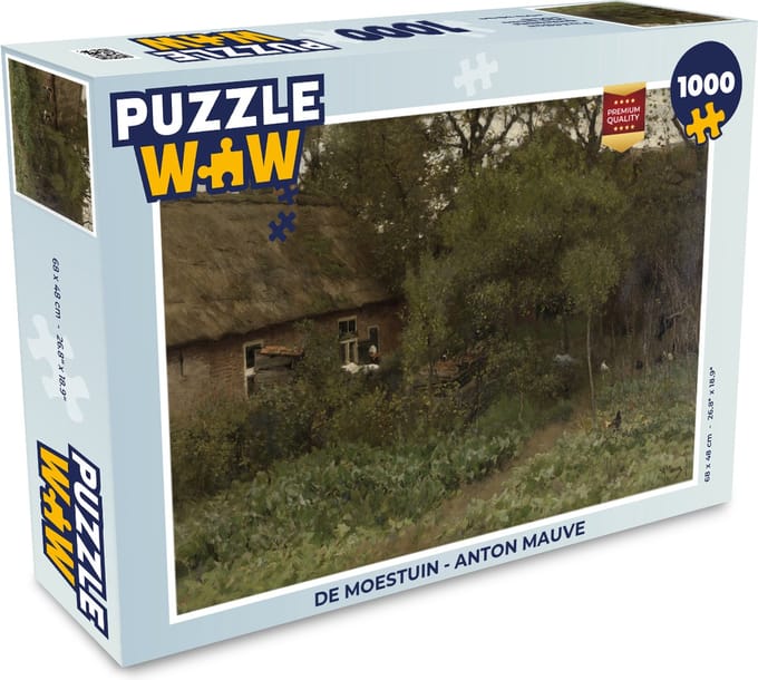 Puzzel De moestuin - Anton Mauve - Legpuzzel - Puzzel 1000 stukjes volwassenen