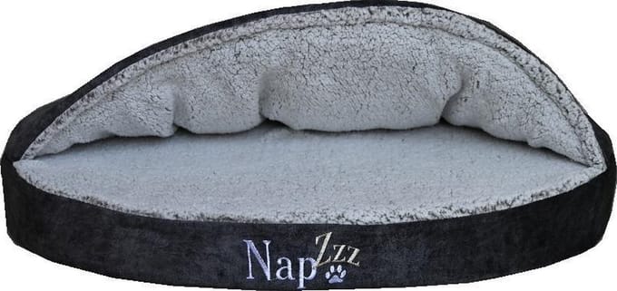 Napzzz Honden/kattenmand Cuddle Cave Super Soft 100x80xH20 cm Grijs