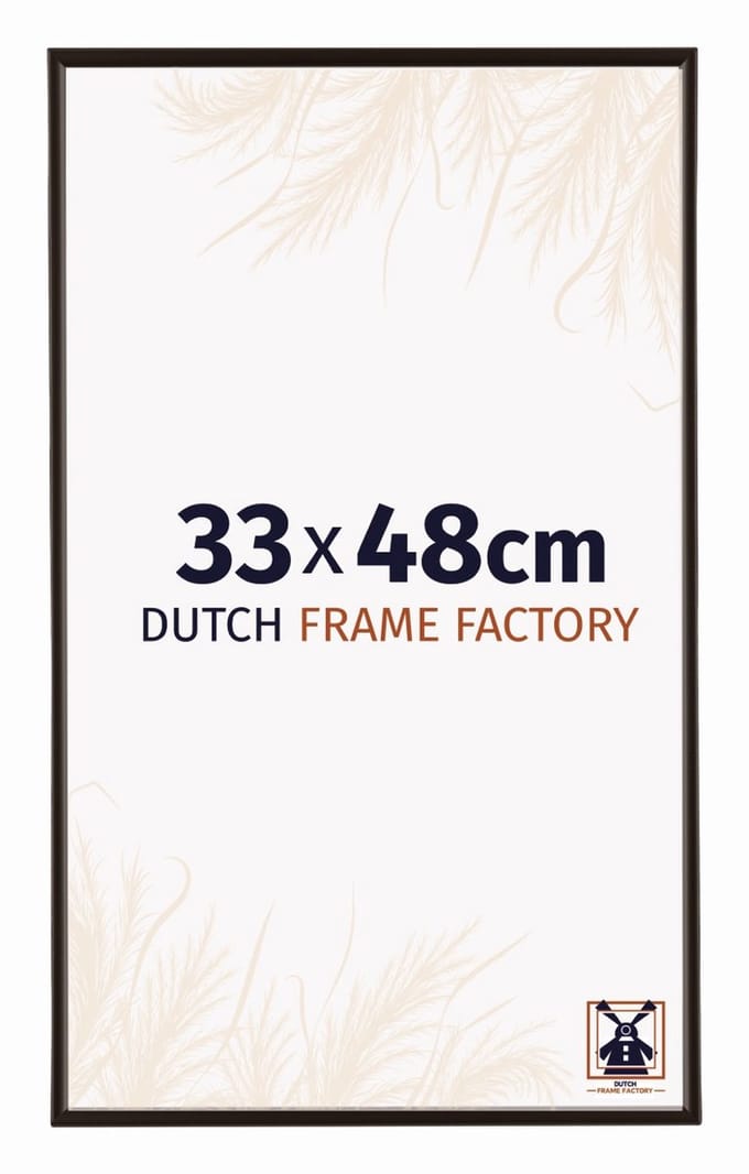 Fotolijst 33x48 cm - Kunststof - Antraciet - Easy