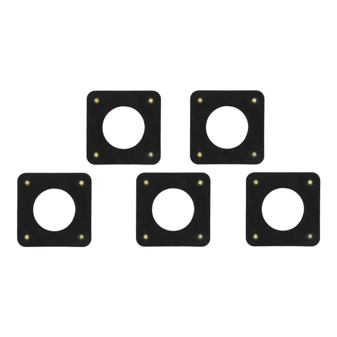 5 Stuks 42 Stappenmotor Demper Silicone Schokdemper Dempingspakking voor 3D-printer 2mm black