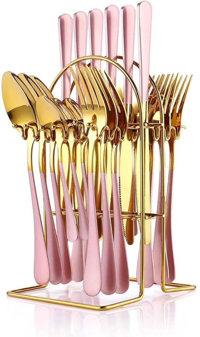 DailySupplies® Bestekset 6 Persoons - Serviesset - 24-Delig