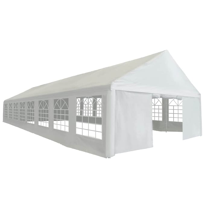 vidaXL - Partytent - 6x16 - m - PE - wit