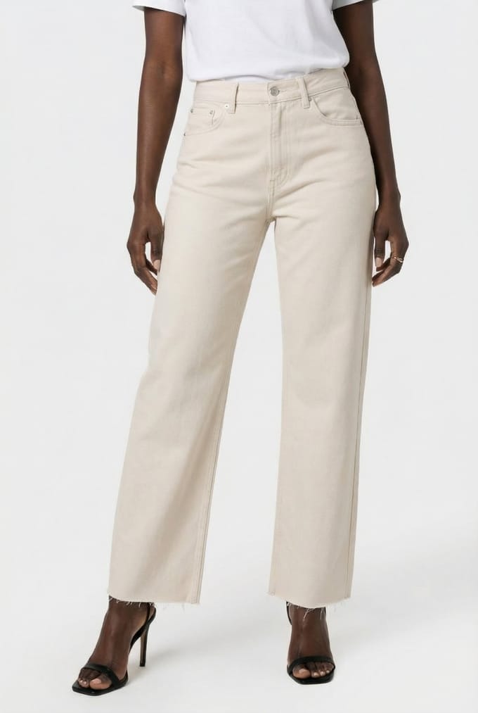 & Other Stories Straight Cut White Größe: W25 | Ausgestellte Hosen Outlet | Damen | Weiß