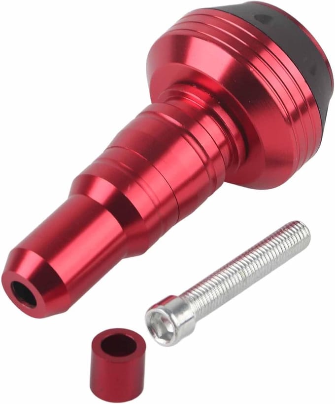 Motorcycle Valbeugel - Frame Slider - Motor Beschermen - Universeel Ontwerp - 10 MM - Rood