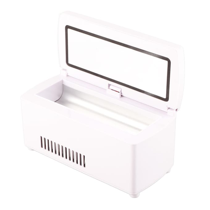 Inuline Koelkast Box Mini Draagbare Medicijn Constante Temperatuur Auto Kleine Koelkast Box white