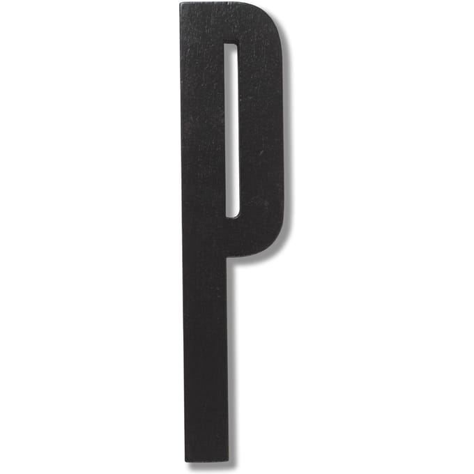 DESIGN LETTERS - Houten letters - zwart - P