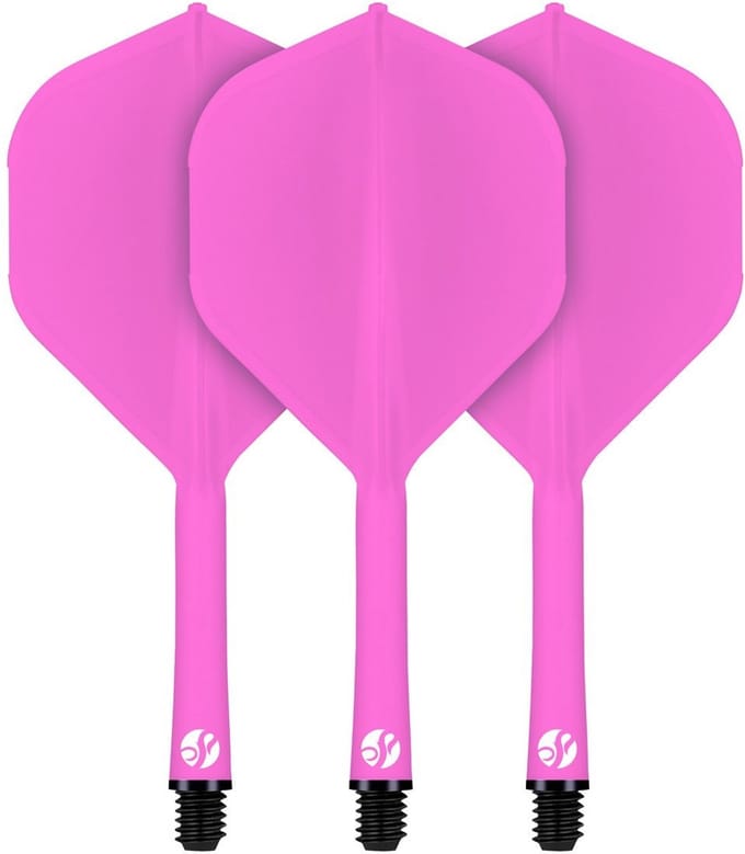 Shot Flight Deck System Pink NO2 - Dart Flights