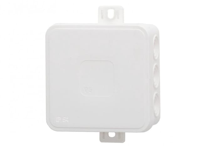 F-ELEKTRO - Serie V5 - Hermetische Doos - 75x75x41 mm - Wit - Kliksluiting