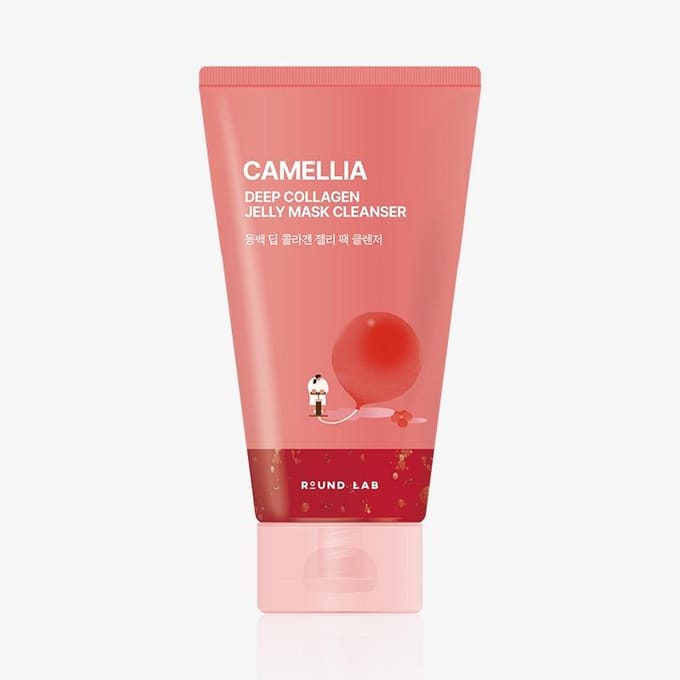 ROUND LAB Camellia Deep Collageen PDRN Melkachtig Serum 50ml pink