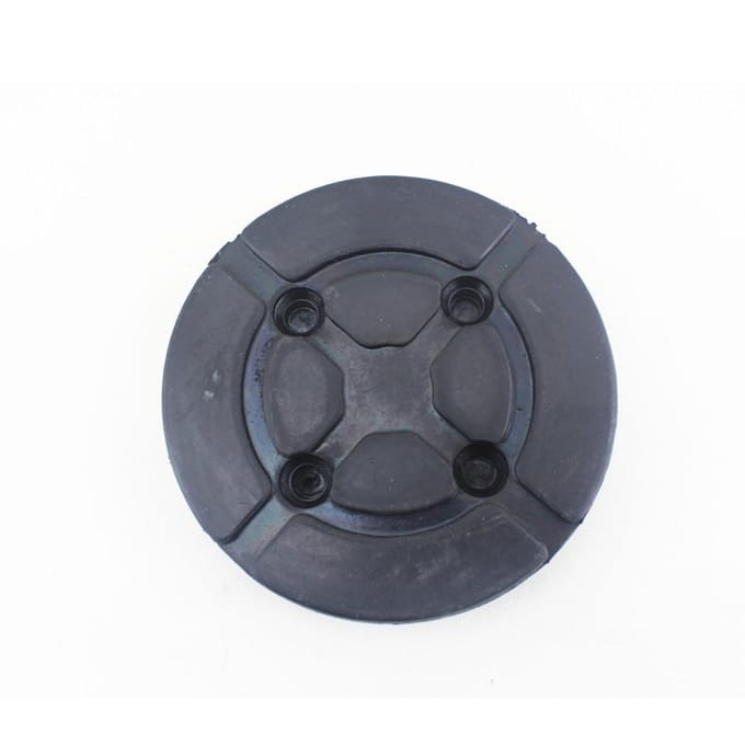4 x 130mm Ronde Zware Rubber Armpads Hefaccessoires Voor Auto Vrachtwagen Hefbrug black