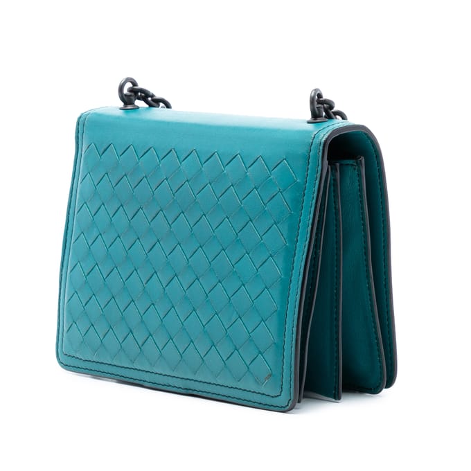 Tweedekans Mini Nappa Intrecciato Runway Schoudertas