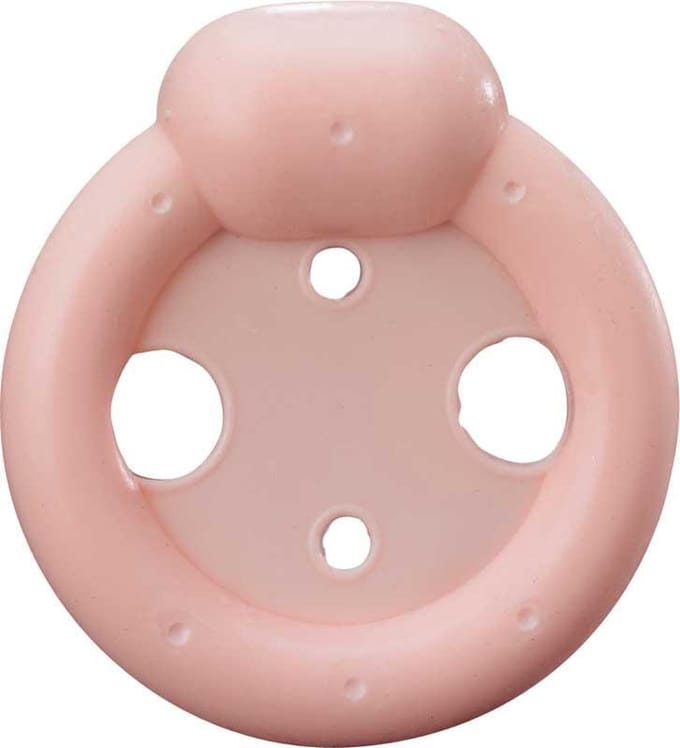 MD Pessarium Urethra met ondersteuningsvlak en knop 89 mm