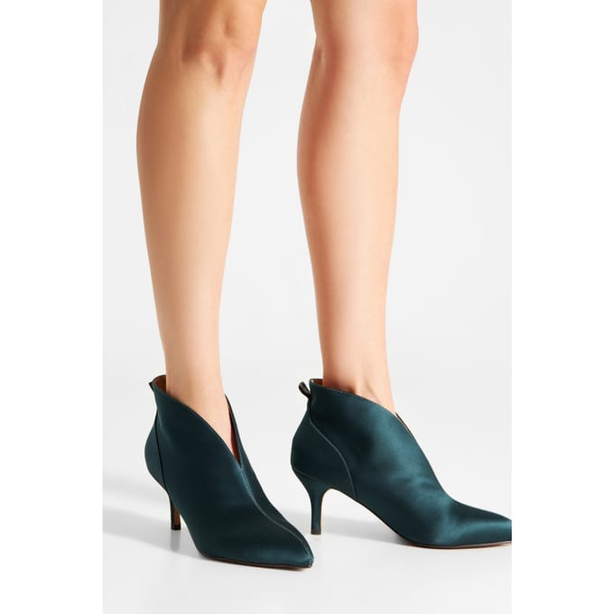 Woden Valentine Low Cut Satin Dark Forest Taglia: 41 | Stivali Outlet | Donna