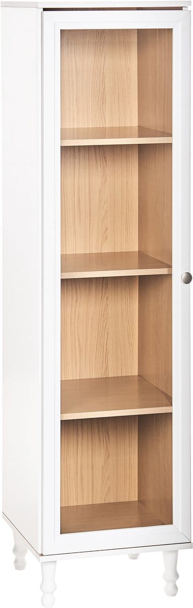 TINGLEDALE - Vitrinekast - Wit - 40 cm - Hout