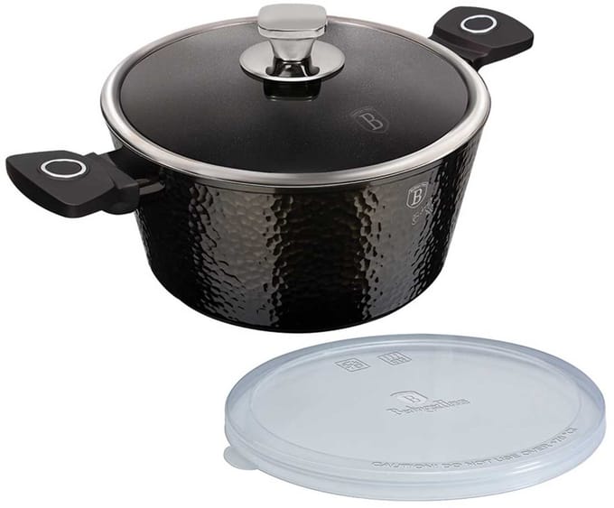 Berlinger Haus Primal Gloss - Titanpan - 20cm - Soft Touch Handgreep - Zwart
