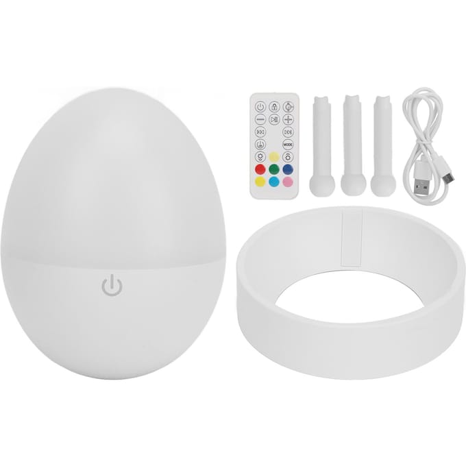 Witte Ruis Slaapmachine Wit met Afstandsbediening Intelligente Kleurrijke Verlichting Oplaadbaar