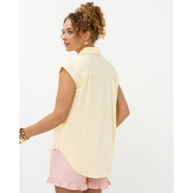Ydence Blouse Sabrina Dames - Jurken - Geel - Maat XS