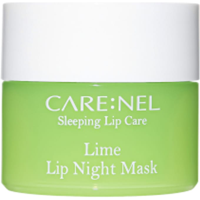 Care:Nel, lip night mask, lime, 3 packs, each (5g) green