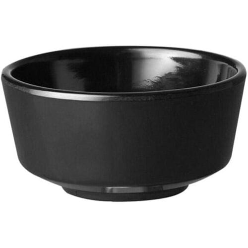 GGM Gastro (36 Stück) Dipschälchen - FLOAT - Melamin - 30ml - Ø 55mm - Schwarz