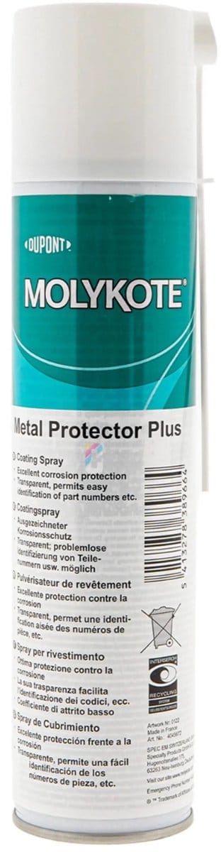 MOLYKOTE Metal Protector Plus spuitbus 400ml - Anti Roest Coating