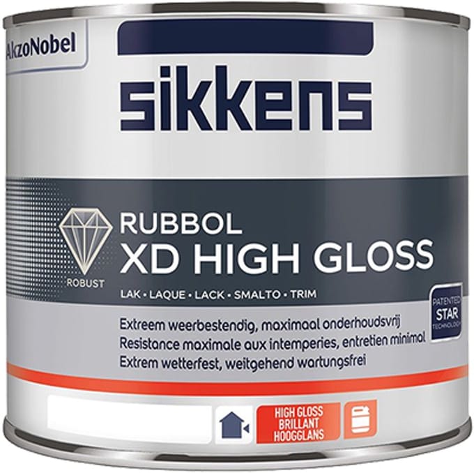 Sikkens Rubbol XD High Gloss G0.05.85 Mergelwit 0,5 Liter