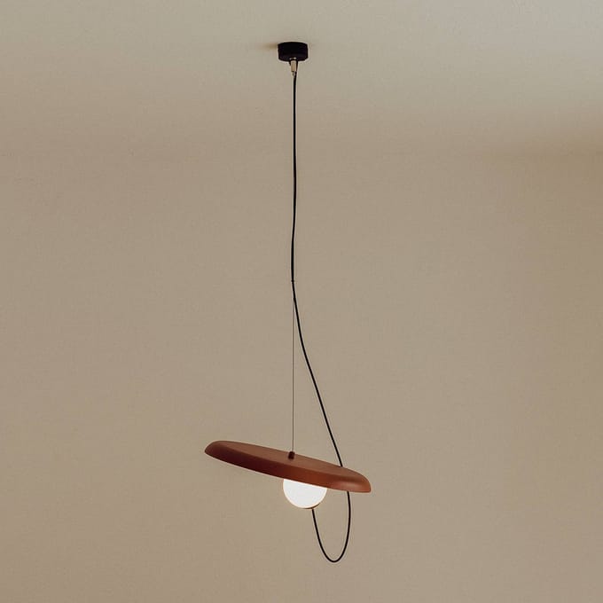 Milan Iluminación Milan Wire hanglamp Ø 38 cm koper metallic