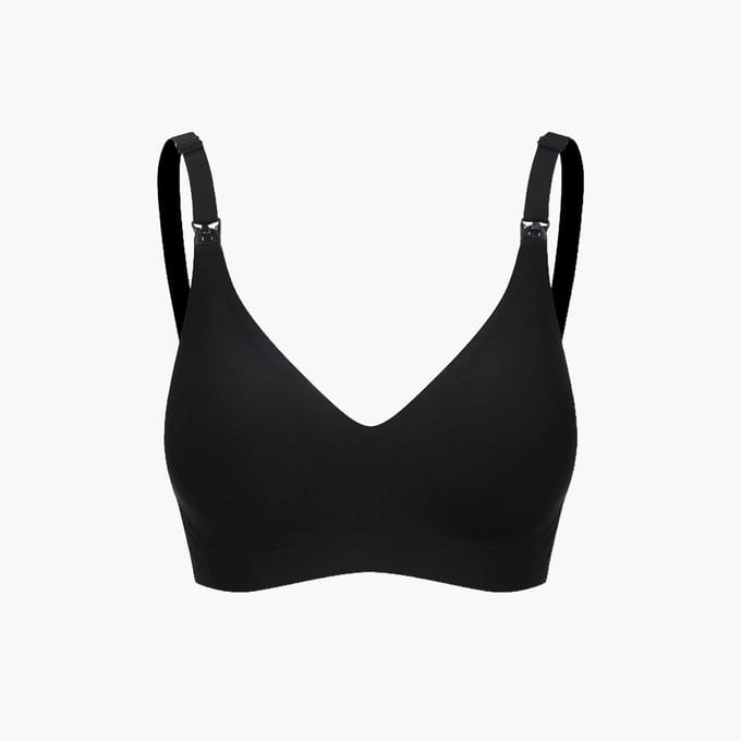 cfab - Comfortabele voedingsbeha zonder beugel - Zwart - M
