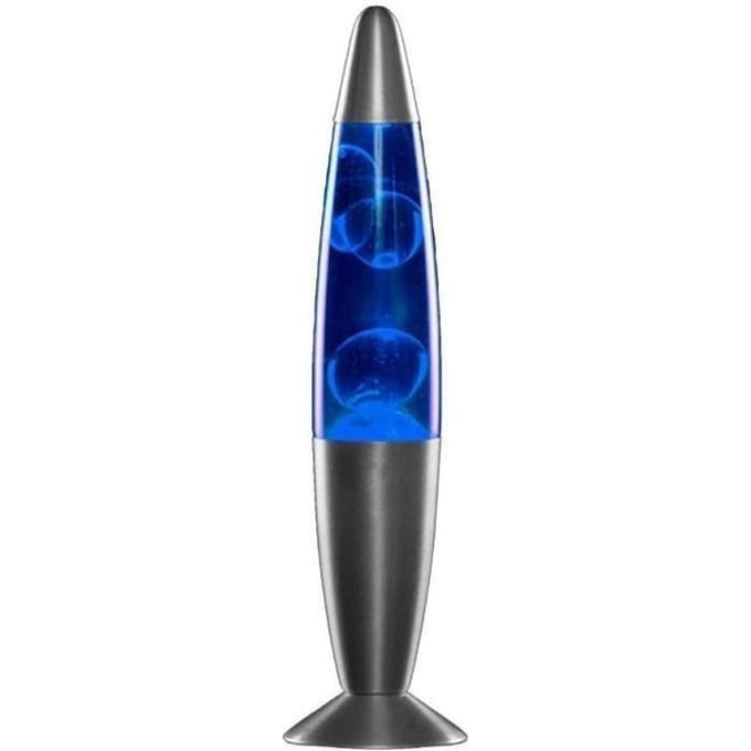 Lampe à lave (lampe de table) - CELLUSTOP - Vintage - Bleu - Rétro - Classe A+++