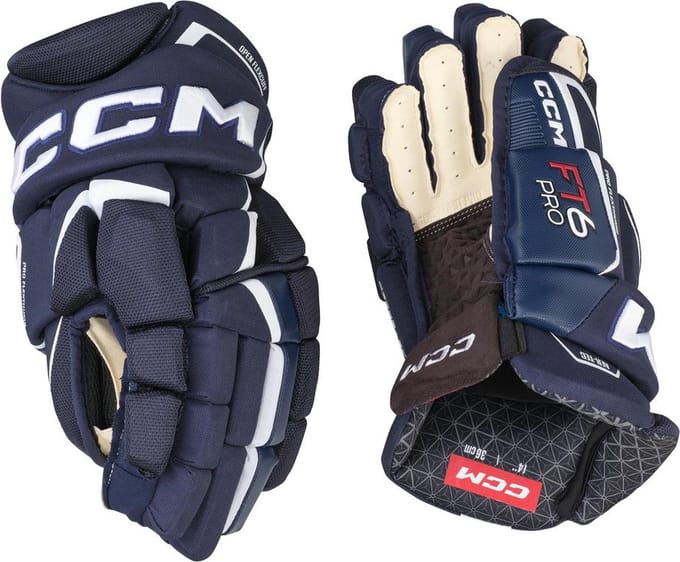 CCM - Jetspeed FT6 Pro - IJshockeyhandschoenen - Kinderen - Blauw - Wit - 11
