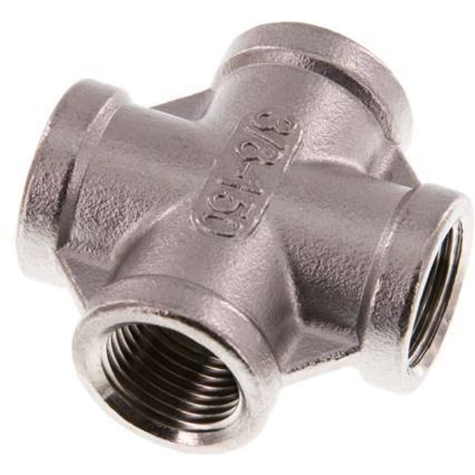 Rp 3/8'' Vrouwelijke RVS Kruis 16 Bar