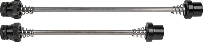 M-wave Quick Release Set 100/135 Mm Staal Zwart/zilver 2-delig