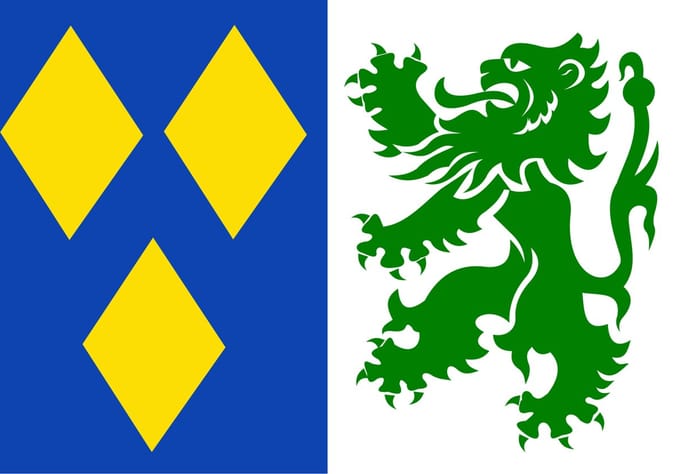 Vlag De Pinte 150x225cm