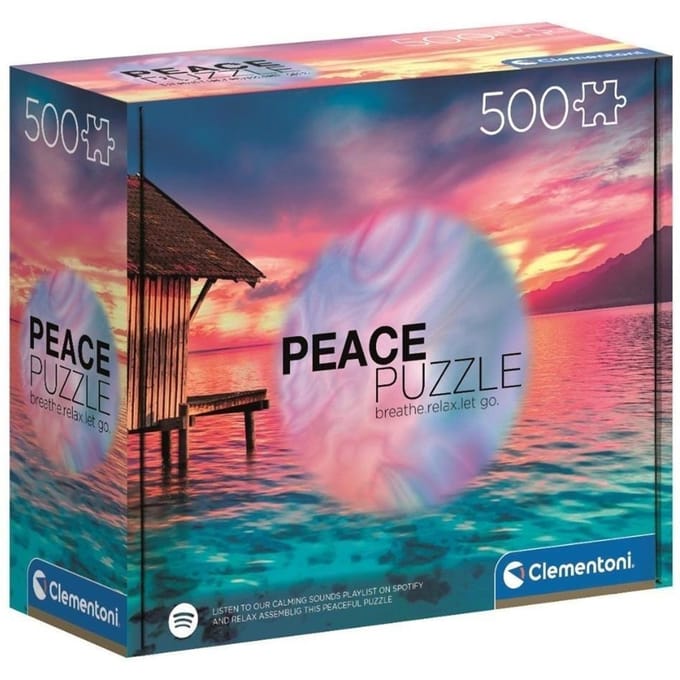 Clementoni Puzzle Peace Collection Living the Present 500 pieces 2D Puzzels