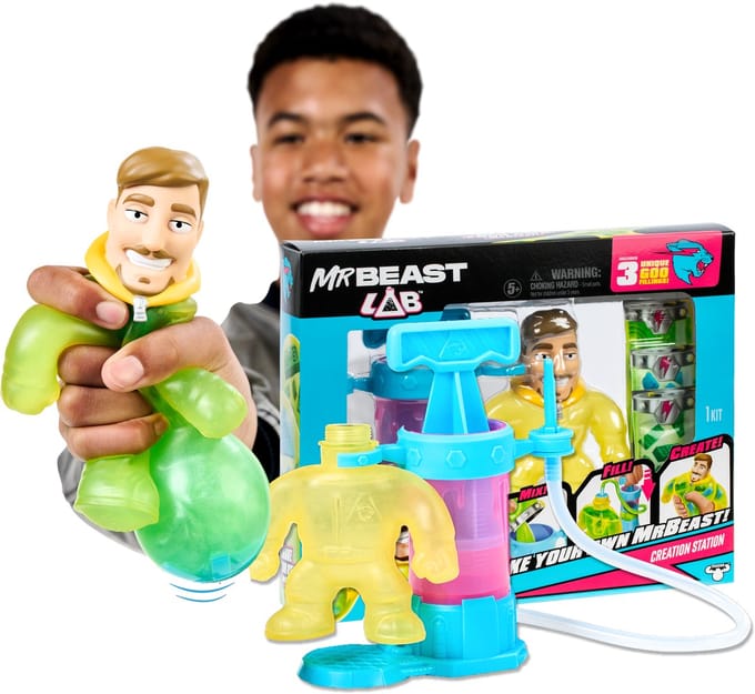 MrBeast Lab Creation Studio - Mix, Vul en Maak de ultieme stretchy MrBeast!