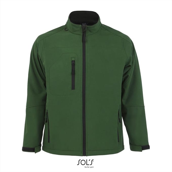 SOL'S Men´s Softshell Jacket Relax L866 - Bottle Green - S