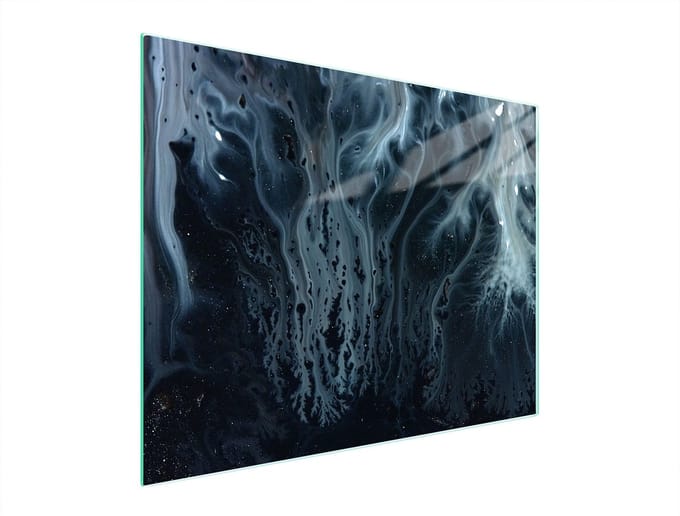 TMK ArtDeko - Snijplank - 52x40 cm - Marmer Motief - Glas