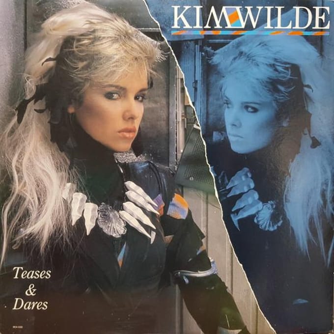 LP Plaat KIM WILDE  Teases  Dares MCA5550 MCA Records 1985 Canada Dans  Elektronica Gebruikt gray