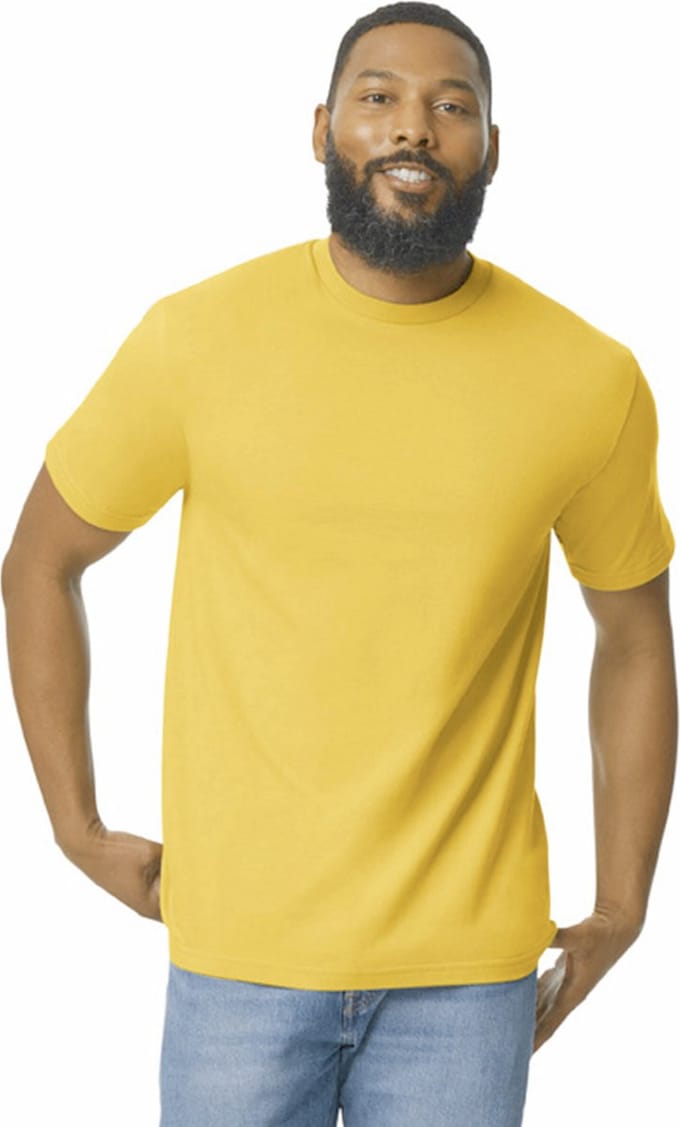 Gildan Heren-T-shirt Softstyle Midweight GI65000 - Daisy - M