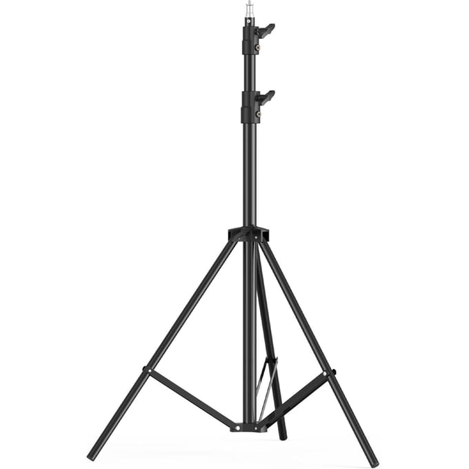 Andoer Support de Lumière Portable en Métal Robuste Réglable Trépied de Photographie Max. la taille noir
