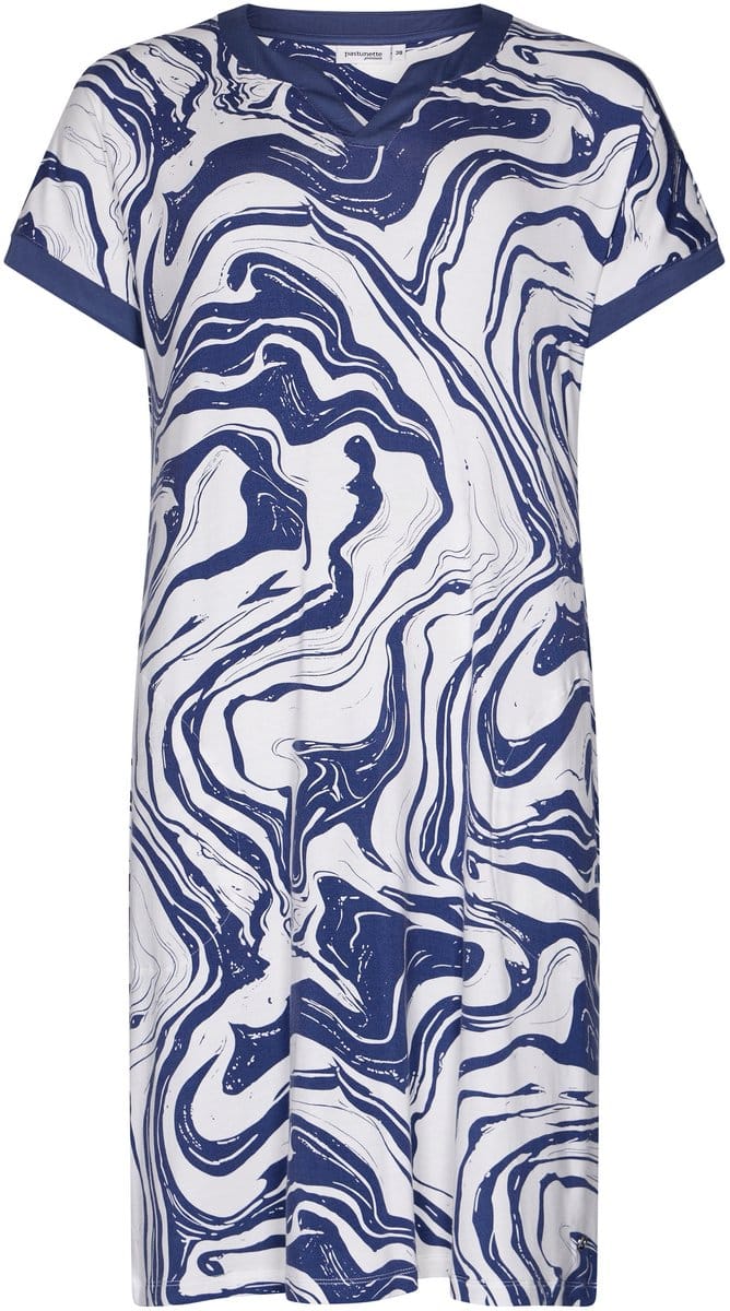 Dames Nachthemd Pastunette Premium - Marble - Viscose - Maat 36